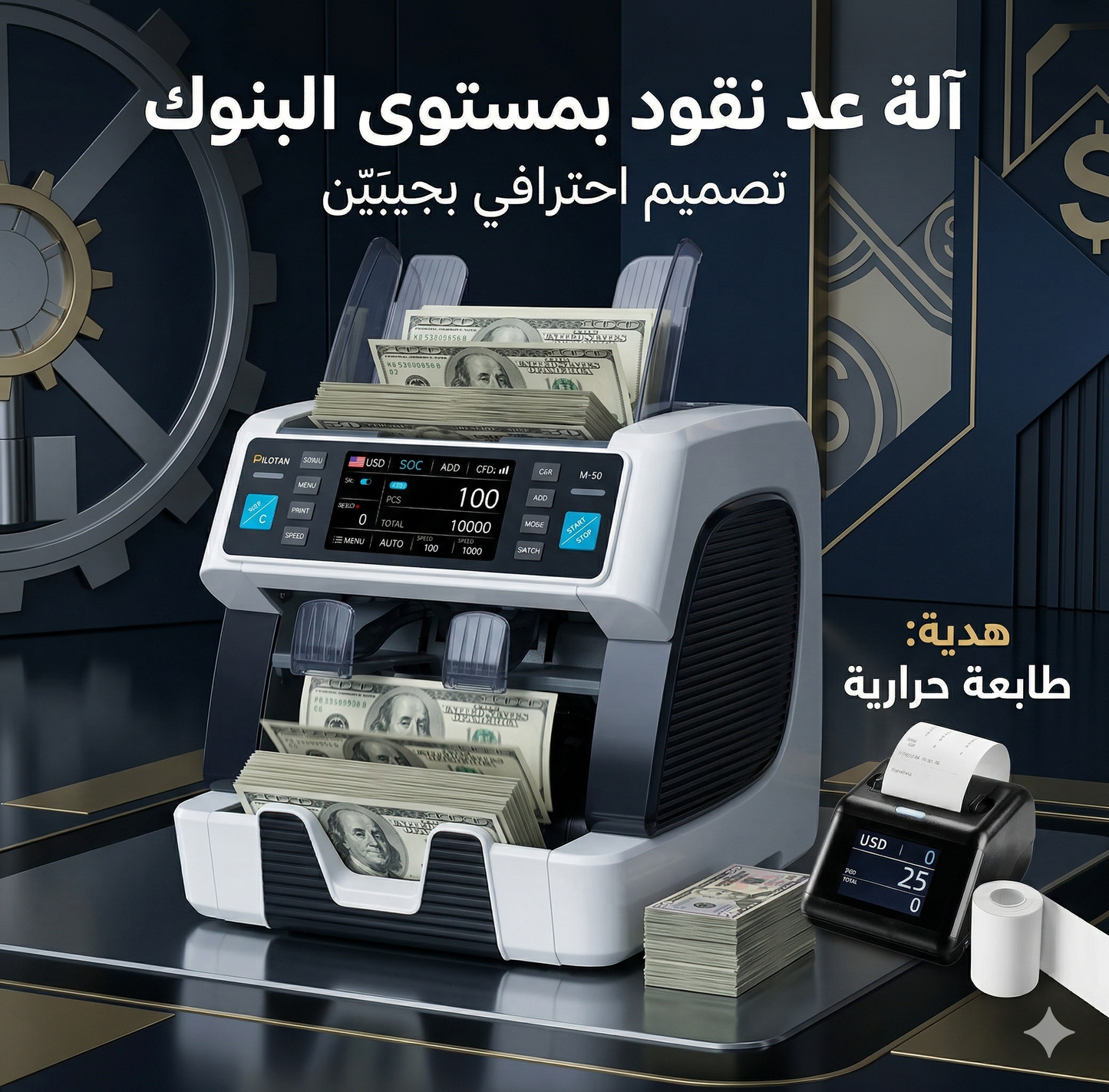 الجهاز الذي تستعمله البنوك المغربية لعدّ وفرز النقود