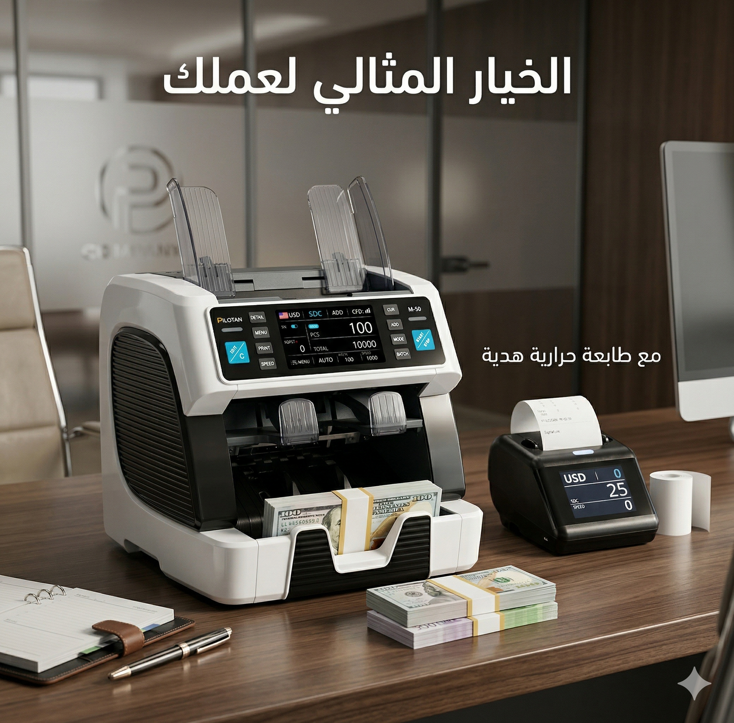 الجهاز الذي تستعمله البنوك المغربية لعدّ وفرز النقود