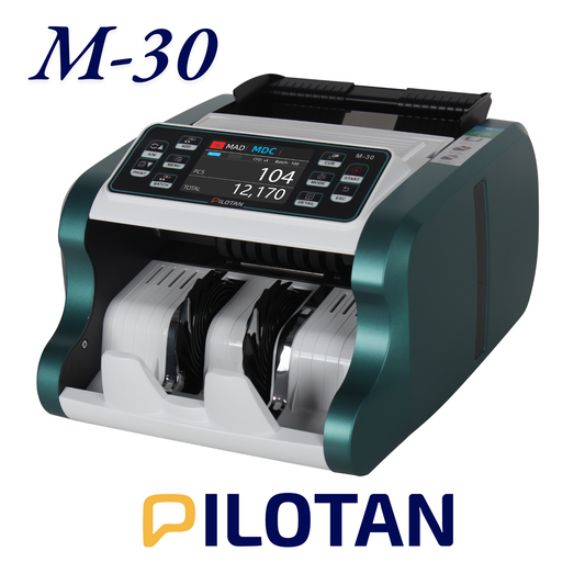 PILOTAN M-30 | آلة احترافية لعدّ وفرز وكشف النقود المختلطة
